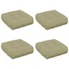 vidaXL 4-Piece Seat Cushions VIANEN 4 pcs 100% Polyester Light Green