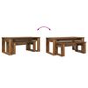 vidaXL Coffee Table Set 2 pcs Old Wood Engineered Wood