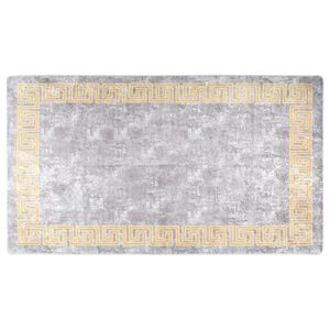 vidaXL Rug Washable 190x300 cm Grey Anti Slip