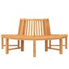 vidaXL Tree Bench Half Round &Oslash;201 cm Solid Wood Teak