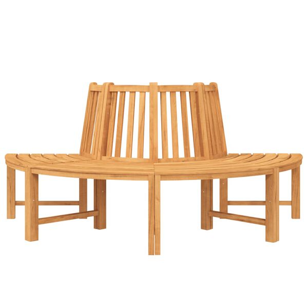 vidaXL Tree Bench Half Round &Oslash;201 cm Solid Wood Teak