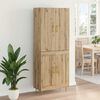 vidaXL Highboard Artisan Oak 69.5 x 34 x 180 cm Engineered Wood