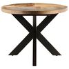 vidaXL Dining Table 240x100x75 cm Rough Mango Wood