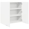 vidaXL Hanging Cabinet with Door White 80 x 31 x 80 cm Engineered Wood