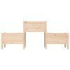 vidaXL Planter 178.5x44x75 cm Solid Wood Pine
