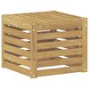 vidaXL Sectional Sofa Units Solid Acacia Wood Whitewash