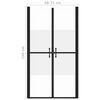 vidaXL Shower Door Half Frosted ESG (68-71)x190 cm