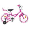 vidaXL Kids Bike 14 Inches for 3-5 Years Old Pink