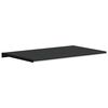 vidaXL Window Sill Black with Wood Grain 80 x 50 x 4.5 cm PVC