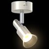vidaXL Ceiling Spotlight with Spotlights Nickel 8 x 8 x 10.5 cm Steel