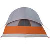 vidaXL Camping Tent Tunnel 4-Person Grey Waterproof