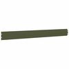vidaXL Lawn Edgings 50 pcs Olive Green 10x103 cm Cold-rolled Steel