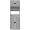 vidaXL Kitchen Cabinet Grey Sonoma 60x50x180 cm Engineered Wood