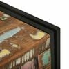 vidaXL Storage Box Brown and Black 50 x 50 x 50 cm Solid Reclaim Wood