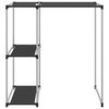 vidaXL Storage Rack over Washing Machine Black 87x55x90.5 cm Iron