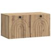 vidaXL Wall-Mounted TV Cabinet Artisan Oak 59.5 x 31 x 30 cm