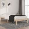 vidaXL Bed Frame without Mattress Solid Wood Pine 90x200cm