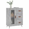 vidaXL Sideboard Concrete Grey 69.5x34x90 cm Engineered Wood