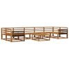 vidaXL Outdoor Sofa Set 8 pcs Natural Solid Acacia Wood