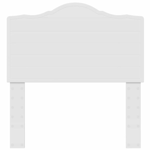 vidaXL Headboard with Headboard White 75 cm Engineered wood