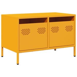 vidaXL TV Cabinet Mustard Yellow 68x39x43.5 cm Cold-rolled Steel