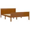 vidaXL Bed Frame without Mattress Honey Brown Solid Wood Pine 140x200cm