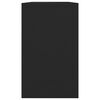 vidaXL Sideboard Black 120x41x75 cm Engineered Wood
