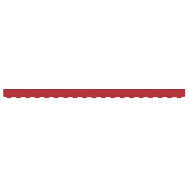 vidaXL Awning Valance Red 380 x 20 cm Canvas