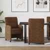 vidaXL Dining Chairs 2 pcs Brown 57 x 67 x 95 cm Faux suede leather