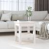 vidaXL Coffee Table White 35x35x40 cm Solid Wood Pine