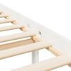 vidaXL Senior Bed without Mattress White 140x190cm Solid Wood Pine