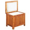 vidaXL Ice Box Solid Acacia Wood 63x44x50 cm