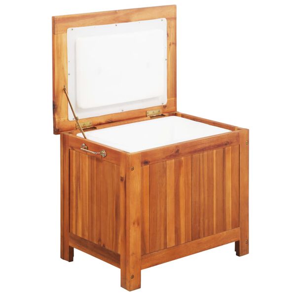 vidaXL Ice Box Solid Acacia Wood 63x44x50 cm