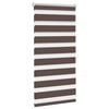 vidaXL Zebra blind 40.9x100 cm Fabric Width 36.7 cm coffee