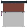 vidaXL Balcony Side Awning 175x250 cm Brown