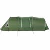vidaXL Tunnel Tent with Roof Green and White 778 x 356 x 210 cm