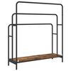 vidaXL Cloth Rack Smoked Oak 90 x 30 x 100.5 cm Engineered wood