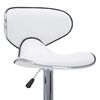 vidaXL Bar Stools 2 pcs White Faux Leather