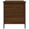 vidaXL Storage Bench Brown Oak 80x42.5x50 cm Engineered Wood