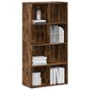 vidaXL Book Cabinet/Sideboard Smoked Oak 66x30x130 cm Engineered Wood