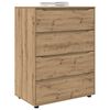 vidaXL Storage Cabinets 2 pcs Artisan Oak 80 x 48 x 105 cm