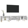vidaXL TV Cabinet High Gloss White 180x31.5x40 cm Engineered Wood