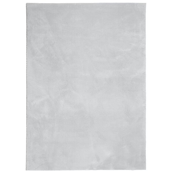 vidaXL Rug HUARTE Short Pile Soft and Washable Grey 160x230 cm