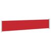 vidaXL Patio Retractable Side Awning 117x600 cm Red