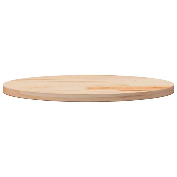 vidaXL Table Top &Oslash;70x2.5 cm Solid Wood Pine