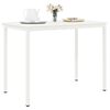 vidaXL Bar Table White 140 x 80 x 105 cm Solid Pine Wood