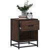 vidaXL Bedside Cabinets 2 pcs Brown Oak 40x31x50 cm Engineered Wood