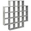 vidaXL Wall Shelf Concrete Grey 100 x 13 x 100 cm Engineered Wood