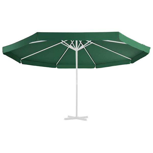 vidaXL Replacement Fabric for Outdoor Parasol Green 515 cm