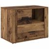vidaXL Bedside Cabinet Old Wood 35 x 60 x 50 cm Engineered Wood